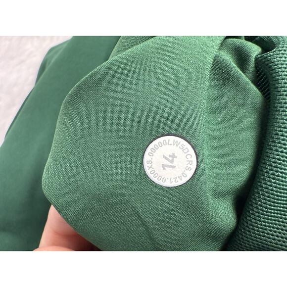 Lululemon Stretch High Rise Jogger Full Length Everglade Green Pants Size 14 - Picture 5 of 5